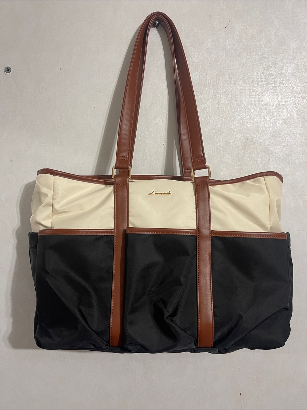 Multi-Pocket Laptop Tote Bag